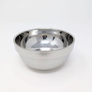Stainless steel bilo top view