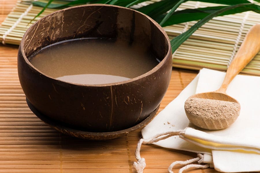Kava prepared in a Bilo