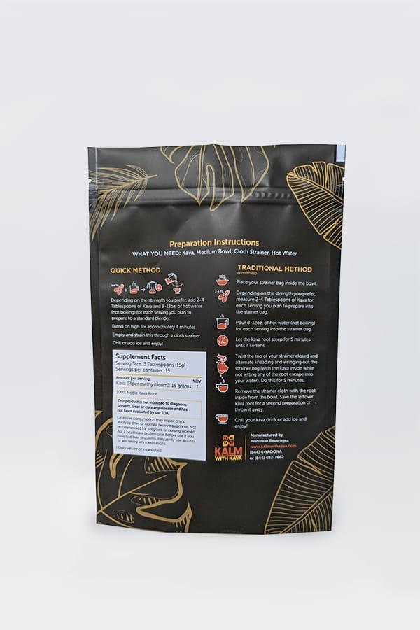 Facts Private Reserve Premium Kava 8 oz